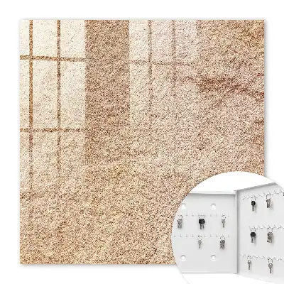 Beige met zandpatroon