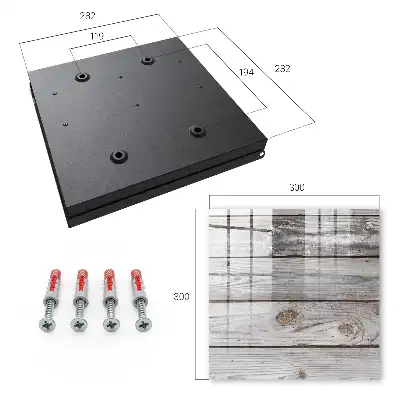 Decoratief object met houten textuur voor een gezellige sfeer