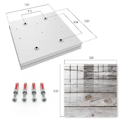 Decoratief object met houten textuur voor een gezellige sfeer