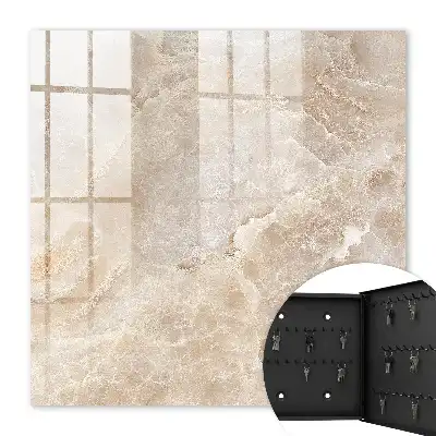 Beige marmeren decoratie met een elegante uitstraling