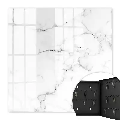 Hoesje met gemarmerd patroon en grijze details