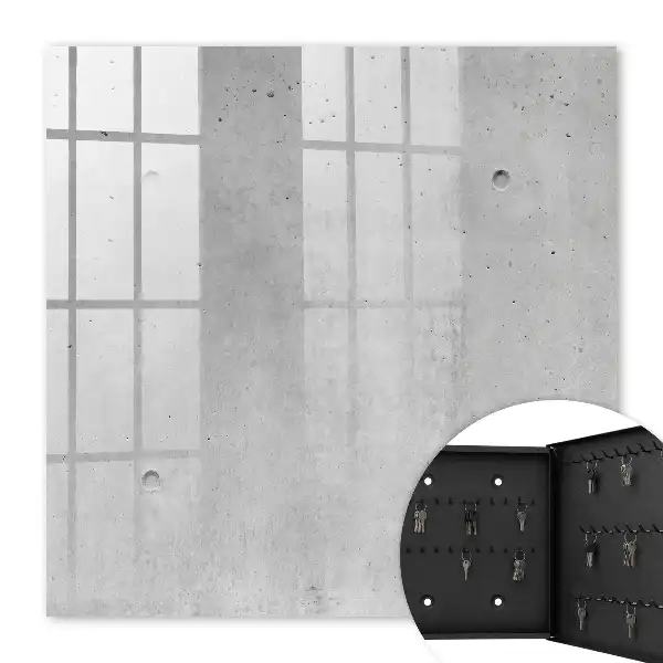 Minimalistisch behang met ruwe betonlook in grijstinten