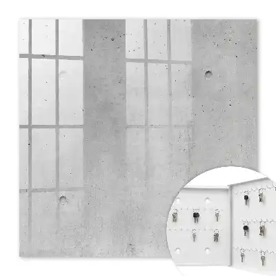 Minimalistisch behang met ruwe betonlook in grijstinten