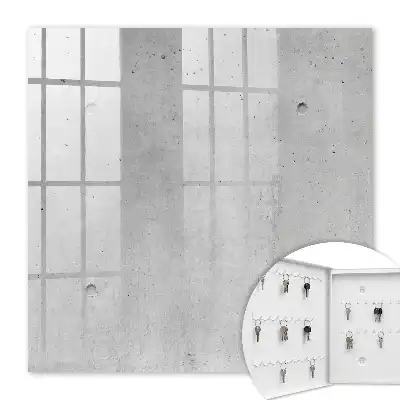 Minimalistisch behang met ruwe betonlook in grijstinten