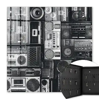 Retro luidsprekers met muzikale nostalgie