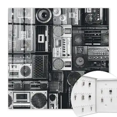 Retro luidsprekers met muzikale nostalgie
