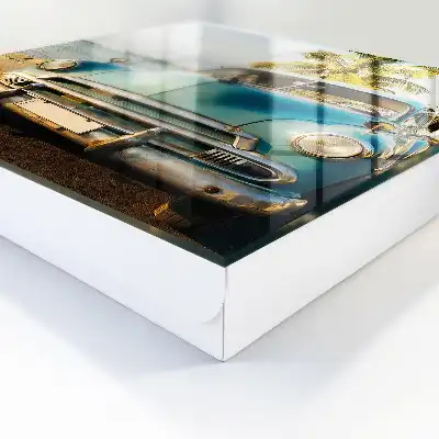 Retro auto zeepdispenser
