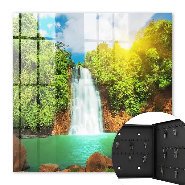 Tropische groene waterval