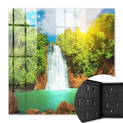 Tropische groene waterval