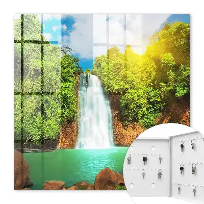 Tropische groene waterval