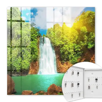Tropische groene waterval