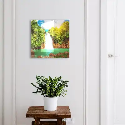 Tropische groene waterval