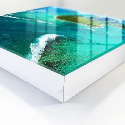 Tropisch paradijs met turquoise oceaan