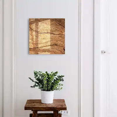 Wanddecoratie met houtstructuur voor een natuurlijke uitstraling