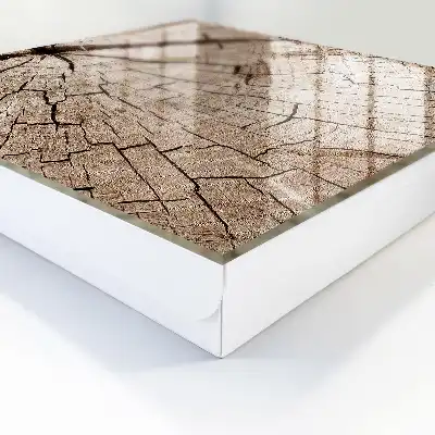 Houten decoratie met houtnerfpatroon