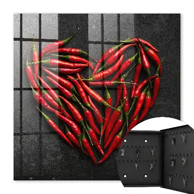 Hartvormige paprika's