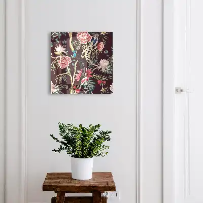 Sierlijke bloemen en vogels