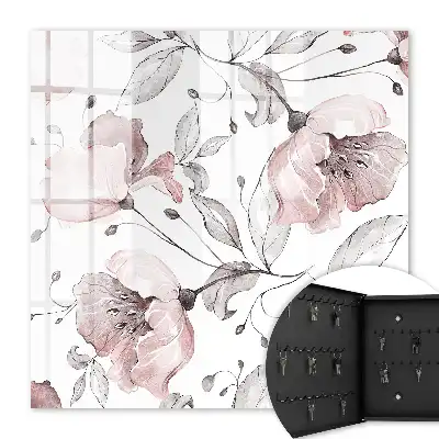 Romantisch patroon in delicate pasteltinten