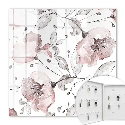 Romantisch patroon in delicate pasteltinten