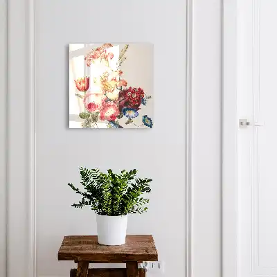 Kleurrijke bloemen in pastelkleuren