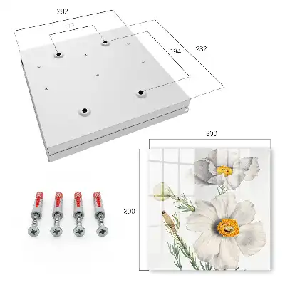 Bloemen in de natuur met groene centra