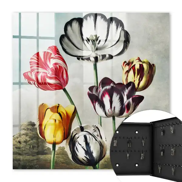 Retro tulpen vol energie