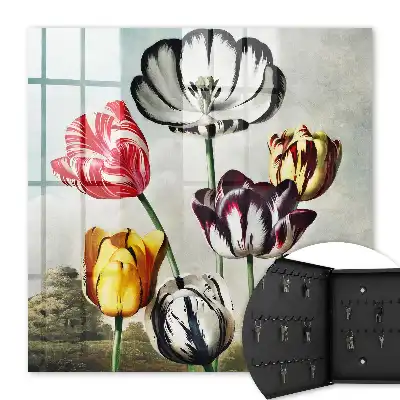 Retro tulpen vol energie