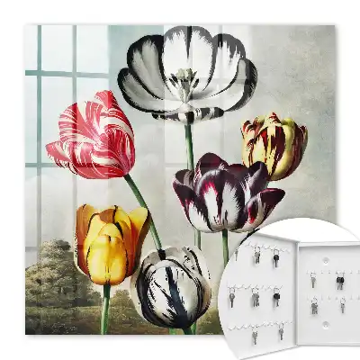 Retro tulpen vol energie