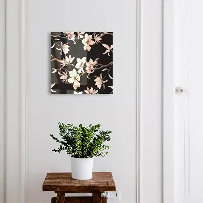 Crèmekleurige bloemdecoratie met subtiele details