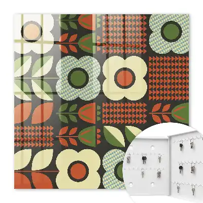 Vrolijke geometrische bloempatronen