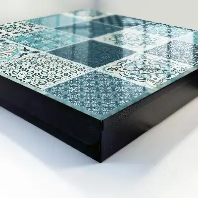 Retro mozaïek met geometrische patronen