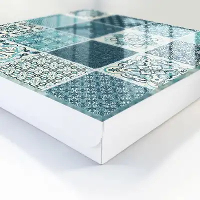 Retro mozaïek met geometrische patronen
