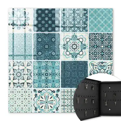 Retro mozaïek met geometrische patronen