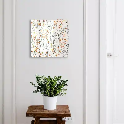 Bloemenpatroon op een witte achtergrond