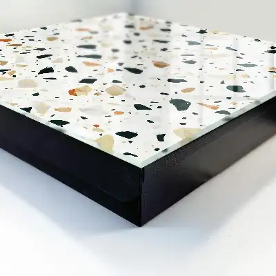 Terrazzopatroon in natuurlijke tinten