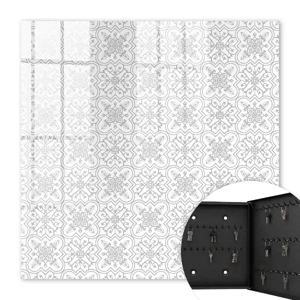 Geometrisch patroon op een witte achtergrond