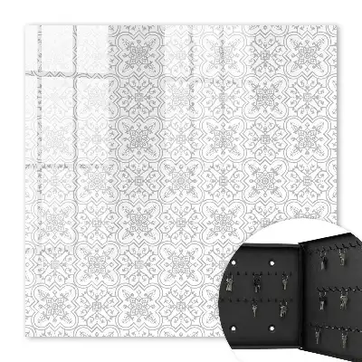 Geometrisch patroon op een witte achtergrond