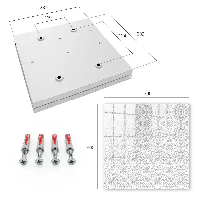 Geometrisch patroon op een witte achtergrond