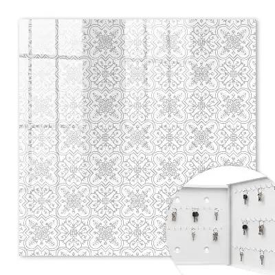 Geometrisch patroon op een witte achtergrond