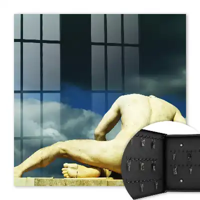 Klassieke elegantie met wolkenachtergrond