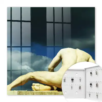 Klassieke elegantie met wolkenachtergrond