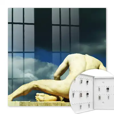 Klassieke elegantie met wolkenachtergrond