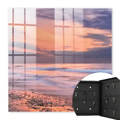 Zonsondergang boven de zee
