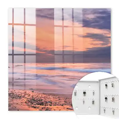 Zonsondergang boven de zee