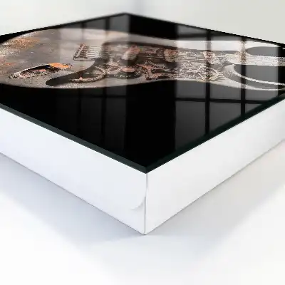 Mechanische gitaar met tandwielen en raderen