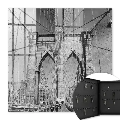 De iconische brug in zwart-wit