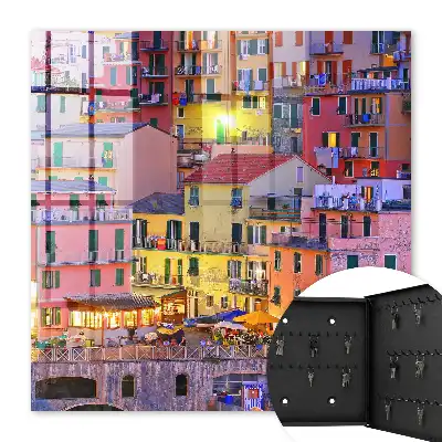 De kleuren van de stad bruisen van het leven