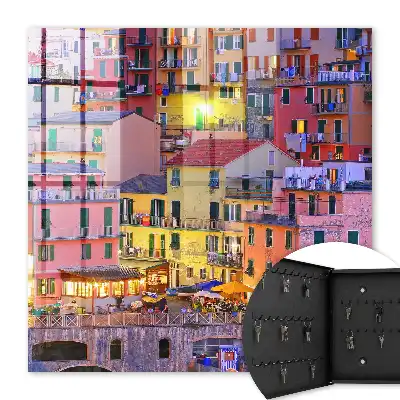 De kleuren van de stad bruisen van het leven