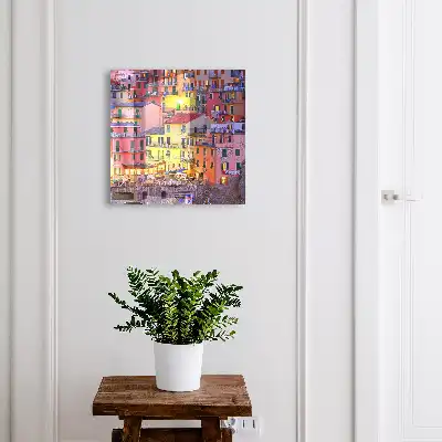 De kleuren van de stad bruisen van het leven