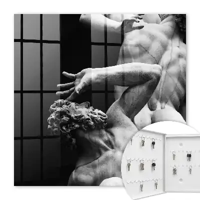 Stenen sculpturen met emotionele expressie